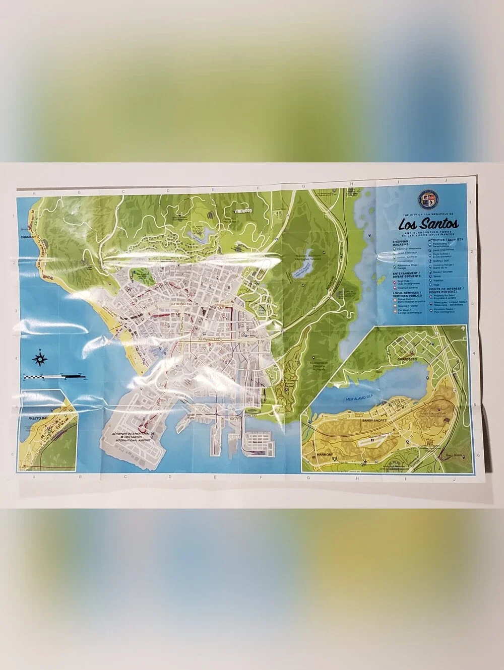 Grand Theft Auto V GTA 5 PS3 Complete CIB Map Manual Tested PlayStation 3 - Picture 8 of 15